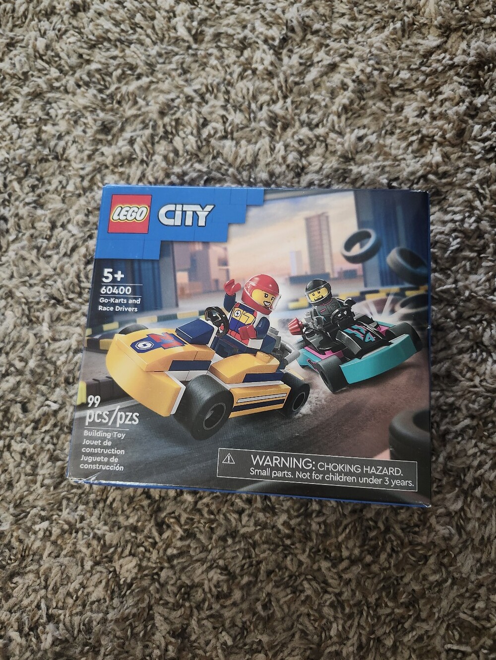 Lego City Yellow and Teal Go-Kart Race Set